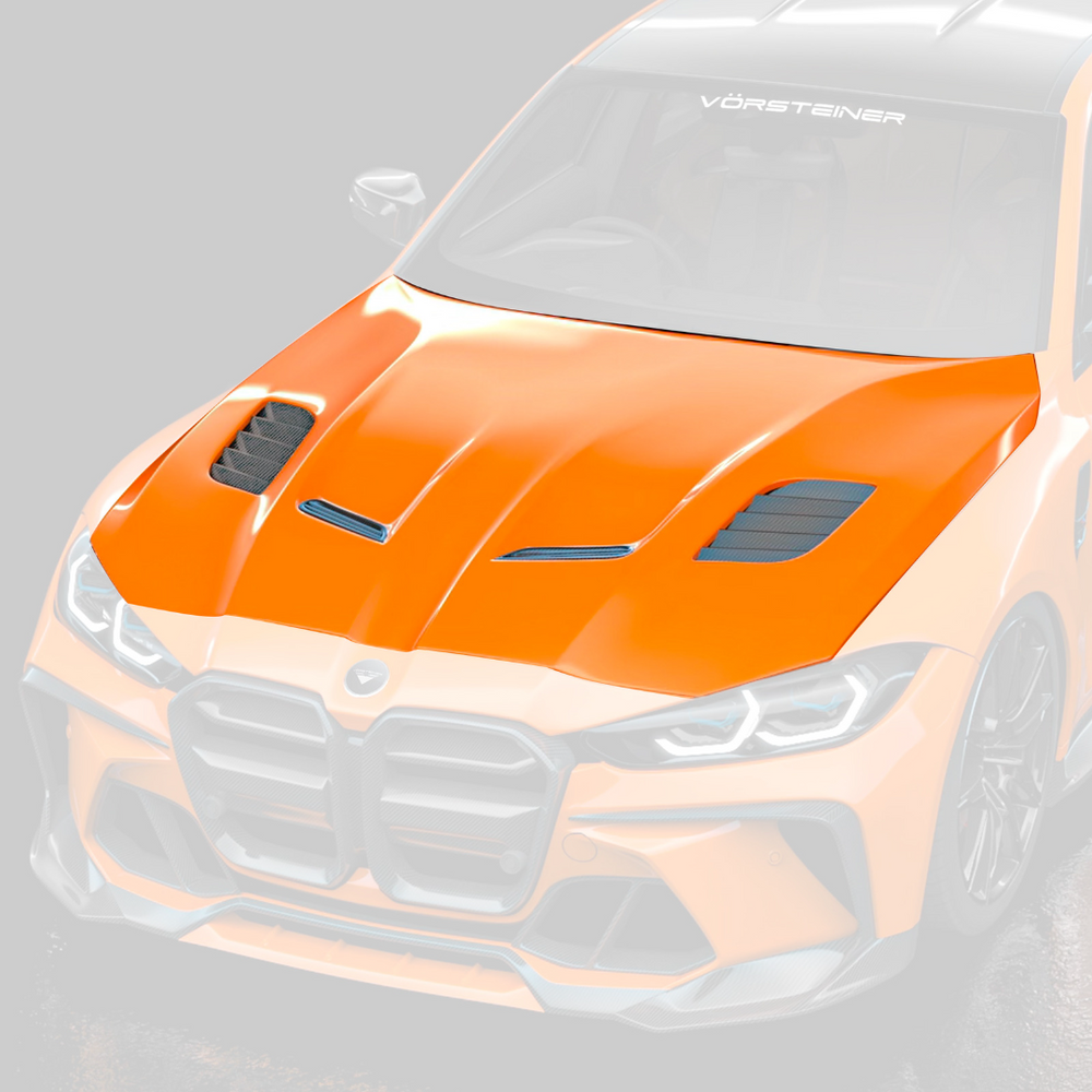 Vorsteiner GTS-V BMW G80 M3 | G82 M4 CARBON FIBER AERO HOOD
