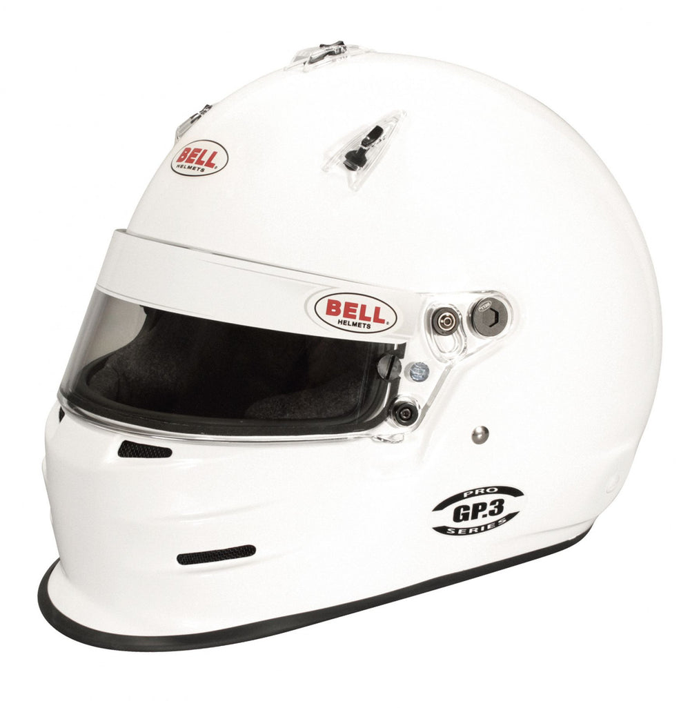 Bell GP3 White Racing Helmet - 59 cm