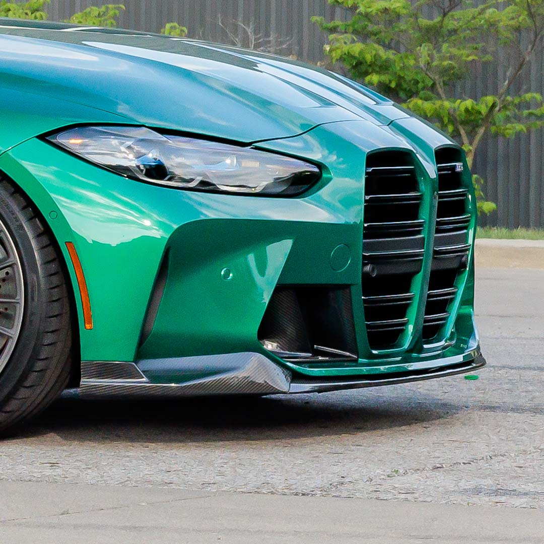 Racing Sport Concepts Carbon Fiber Front Lip for BMW G82 M4 & G80 M3 - M Performance Style