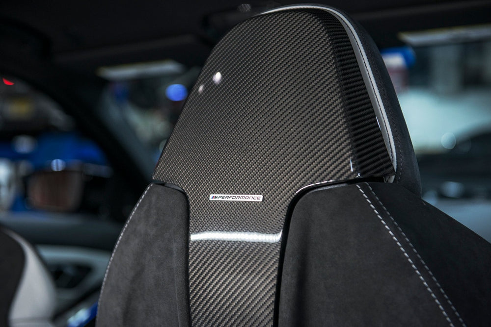 BMW M Performance Carbon and Alcantara Seat Back Set - Coupe / Convertible