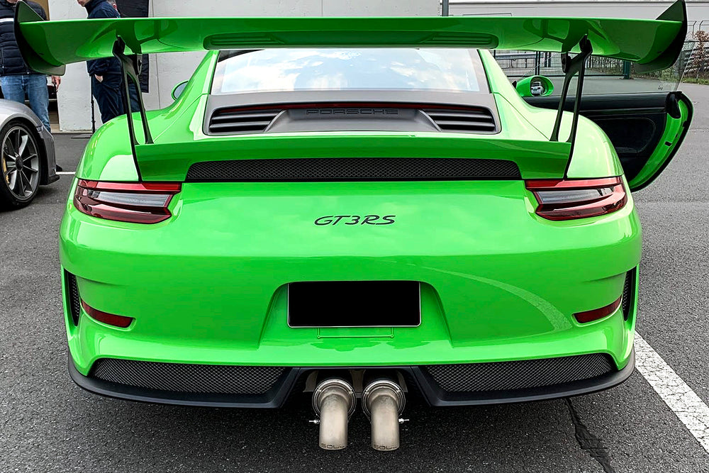 SOUL 14-19 Porsche 991.1 / 991.2 GT3 Bolt-On Resonated Turn Down Exhaust Tips