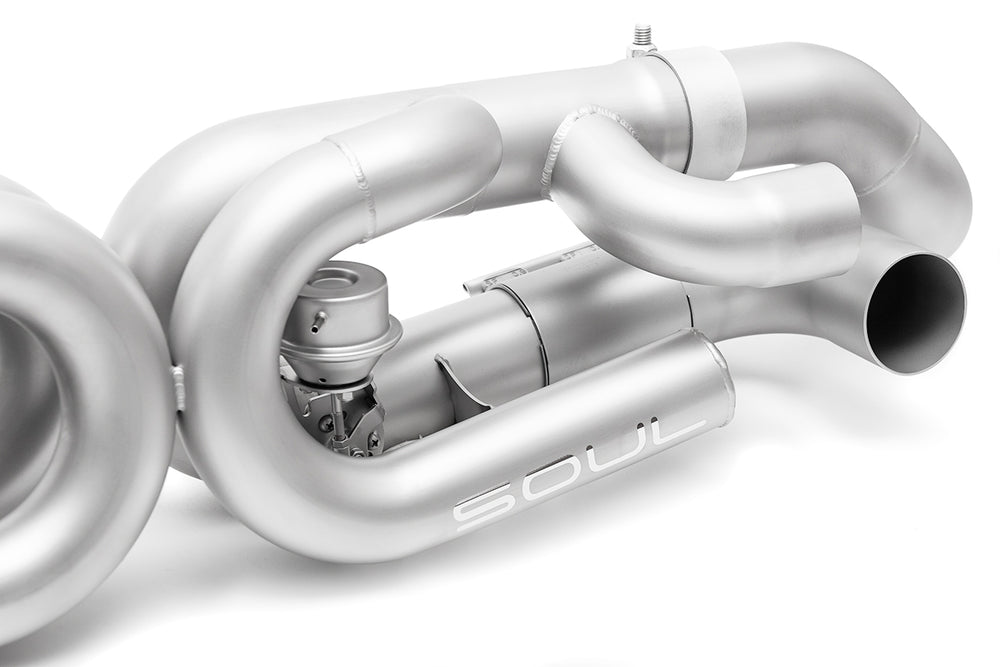 SOUL 12-16 Porsche 991.1 Carrera Base (without PSE) Valved Perf.Exhaust - CF Tips - w/ VC