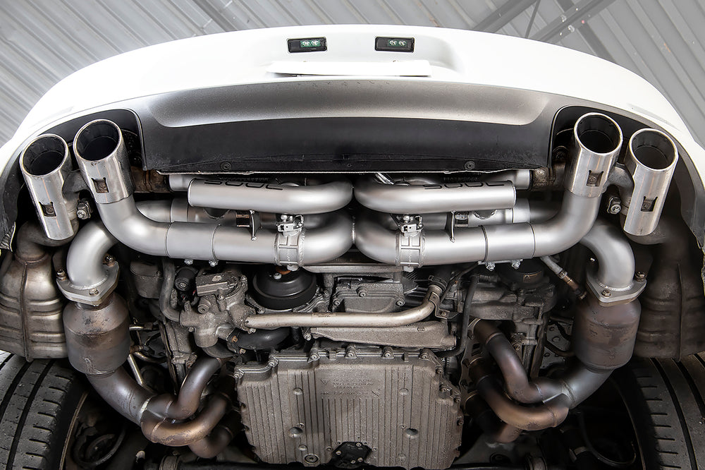 SOUL 12-16 Porsche 991.1 Carrera Base / S / GTS (w/ PSE) Valved Perf. Exhaust - Reuse Factory Tips