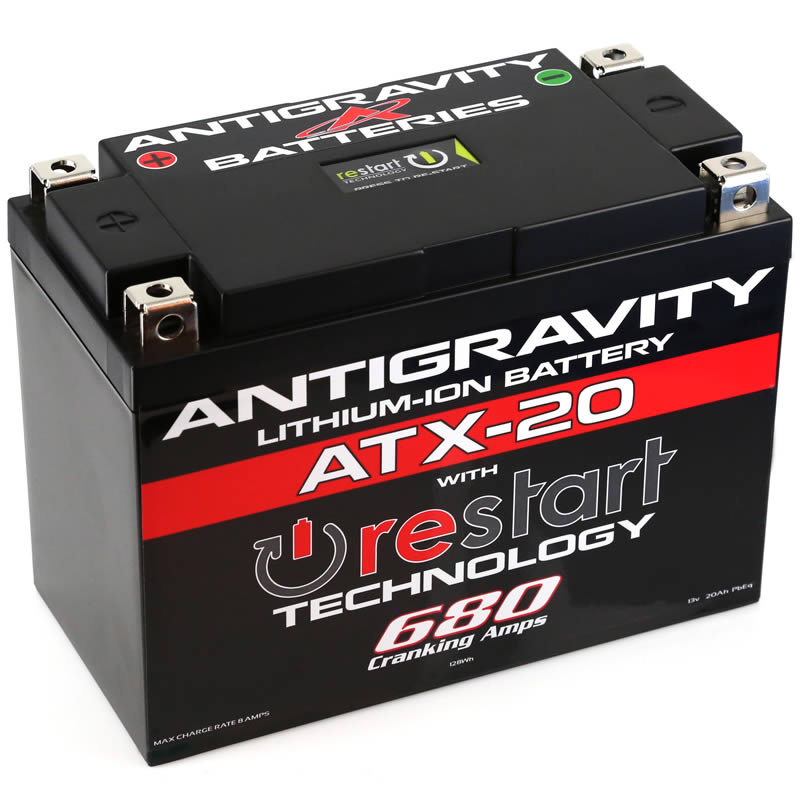 Antigravity YTX20 Lithium Battery w/Re-Start
