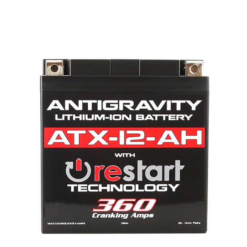 Antigravity YTX12B-BS Lithium Battery w/Re-Start