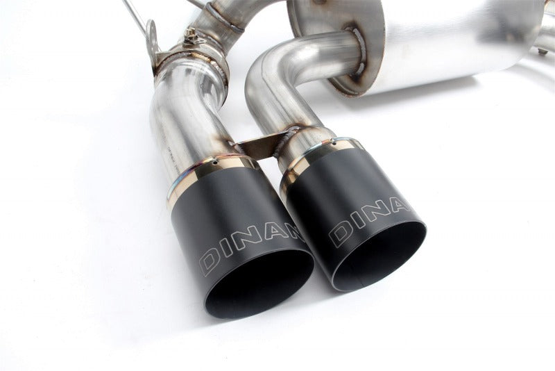 Dinan Free Flow Axle-Back Exhaust - 2015-2020 BMW M3/M4 Black