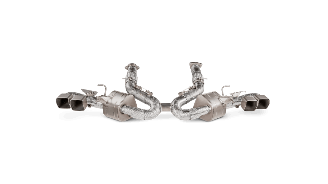 Akrapovic 2020+ Chevrolet Corvette C8 Slip-On Line 