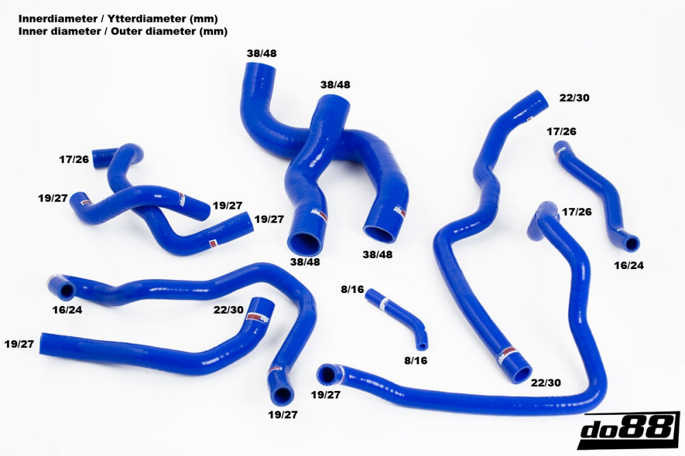 DO88 BMW E9X M3 S65 COOLANT HOSES