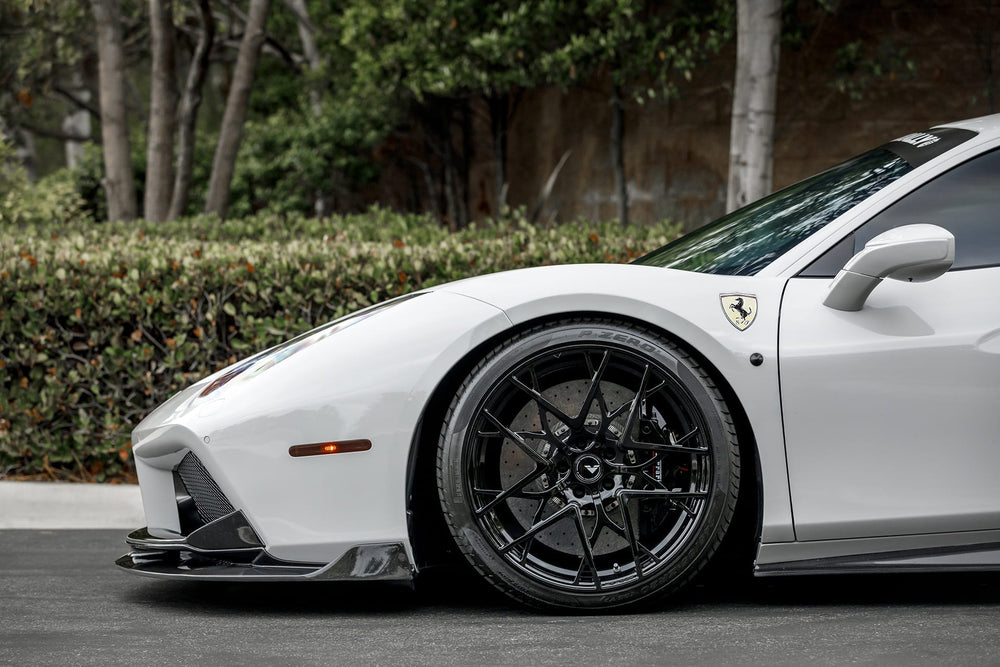 Vorsteiner Ferrari 488 Italia Aero Front Spoiler Carbon Fiber PP 1x1 Glossy