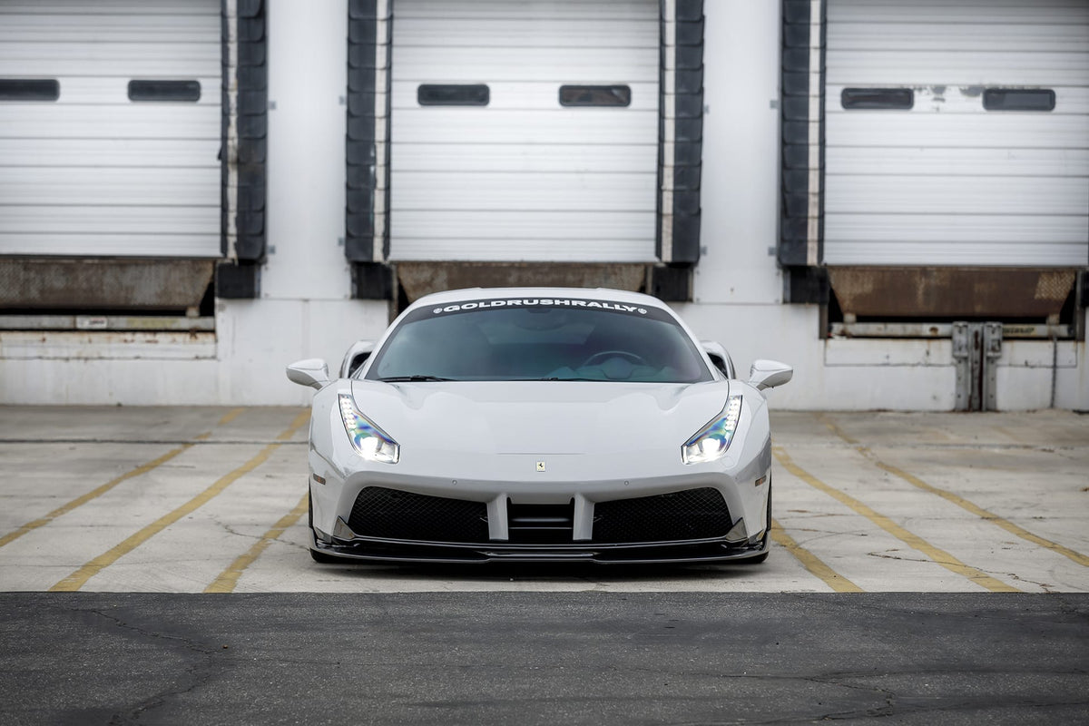 Vorsteiner Ferrari 488 Italia Aero Front Spoiler Carbon Fiber PP 1x1 Glossy