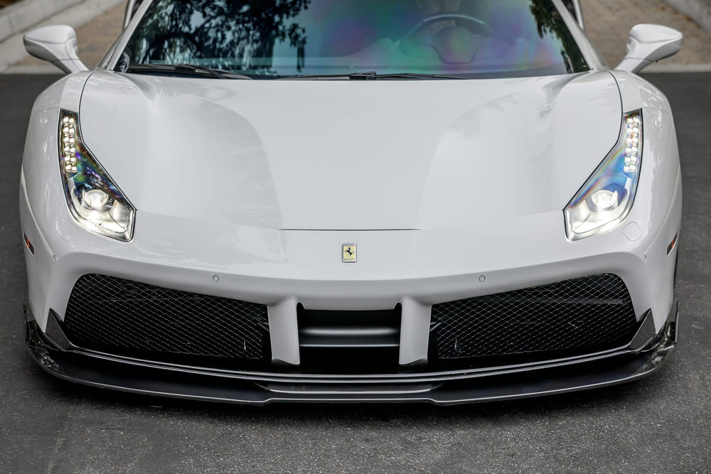 Vorsteiner Ferrari 488 Italia Aero Front Spoiler Carbon Fiber PP 1x1 Glossy