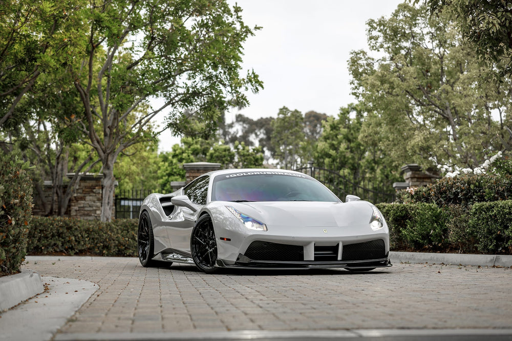 Vorsteiner Ferrari 488 Italia Aero Front Spoiler Carbon Fiber PP 1x1 Glossy