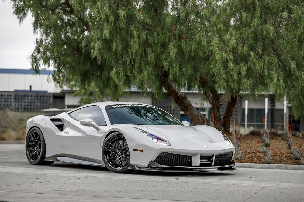 Vorsteiner Ferrari 488 Italia Aero Front Spoiler Carbon Fiber PP 1x1 Glossy