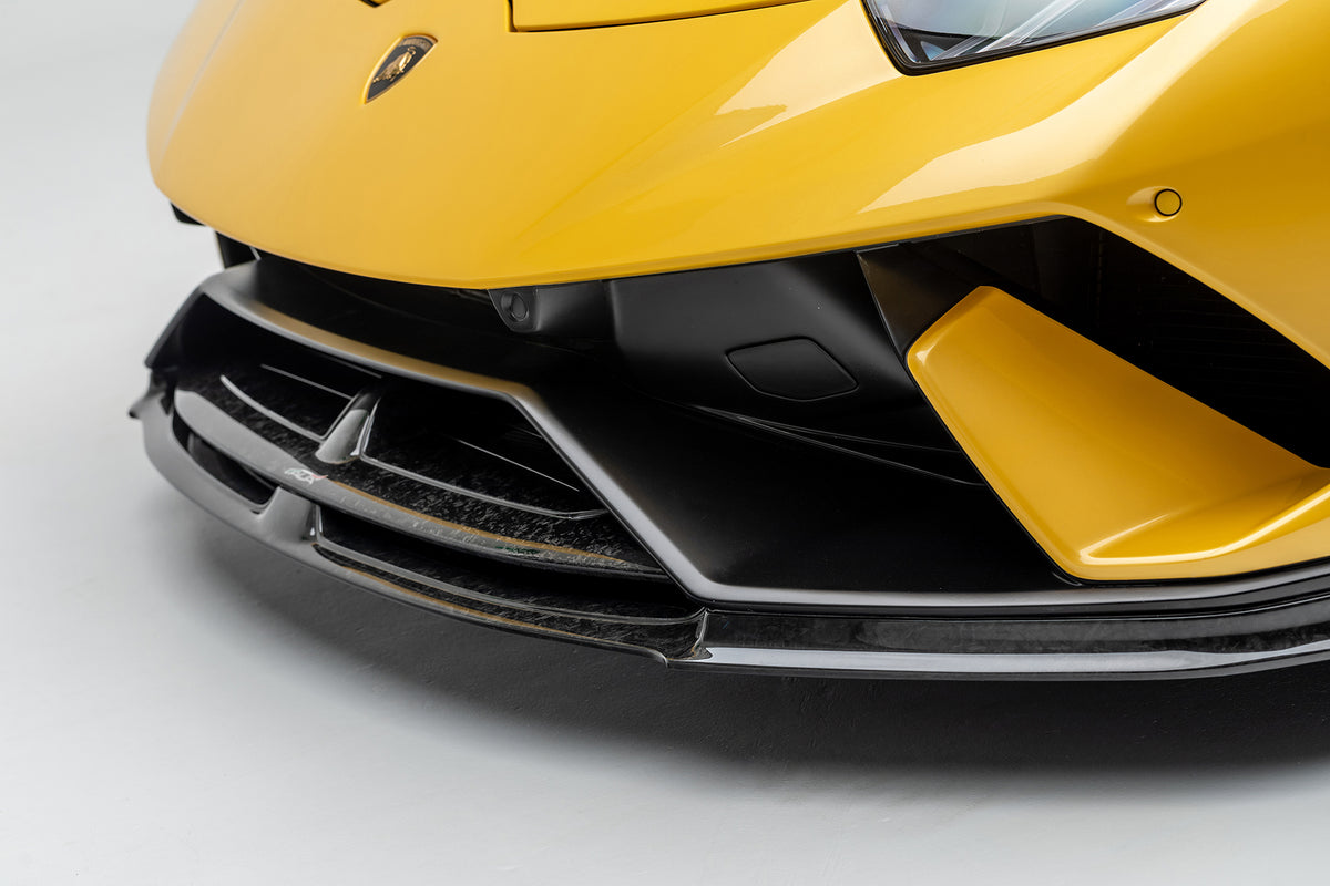 Vorsteiner Lamborghini Huracan Performante Vicenzo Edizione Aero Front Spoiler Carbon Matrix Glossy