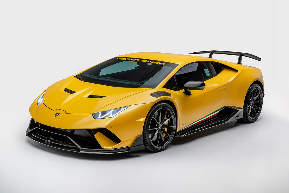Vorsteiner Lamborghini Huracan Performante Vicenzo Edizione Aero Front Spoiler Carbon Matrix Glossy
