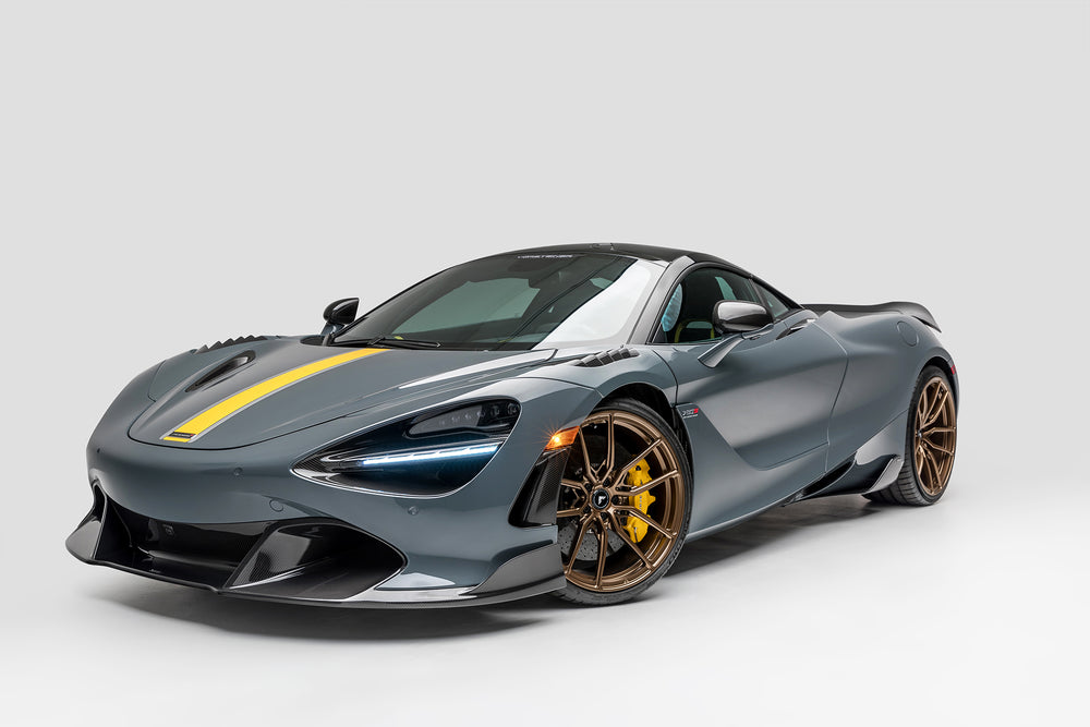 Vorsteiner McLaren 720S Silverstone Aero Front Fenders w/Integrated Vents Carbon Fiber PP 2x2 Glossy