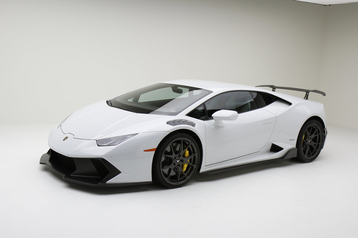 Vorsteiner Lamborghini Huracan Novara Edizione Aero Front Bumper Spoiler Carbon Fiber PP 2x2 Glossy