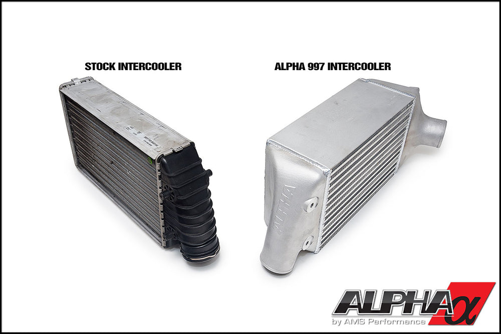 Levels Performance Intercooler AMS Performance Porsche 997.1 Turbo Alpha Intercooler System ...
