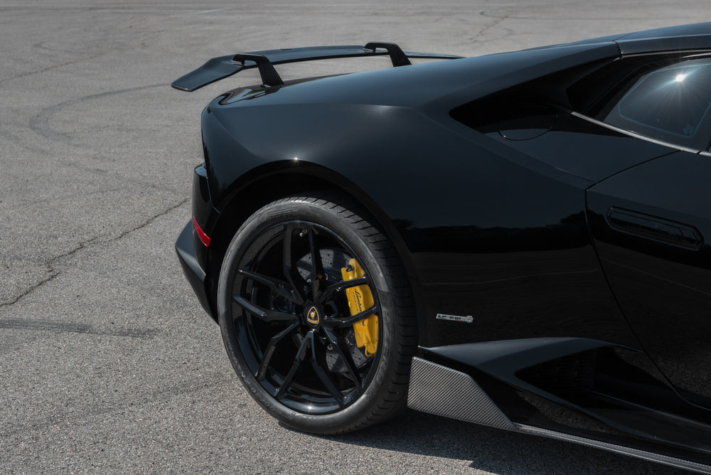 Vorsteiner Lamborghini Huracan Verona Edizione Aero Side Blades Carbon Fiber PP 2x2 Glossy