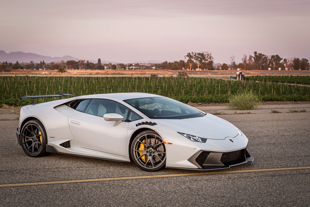 Vorsteiner Lamborghini Huracan Novara Edizione Aero Front Bumper Spoiler Carbon Fiber PP 2x2 Glossy