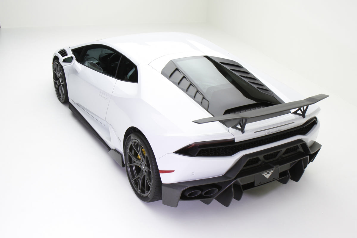 Vorsteiner Lamborghini Huracan Novara Edizione Aero Wing Blade w/ Upright Carbon Fiber PP 2x2 Glossy