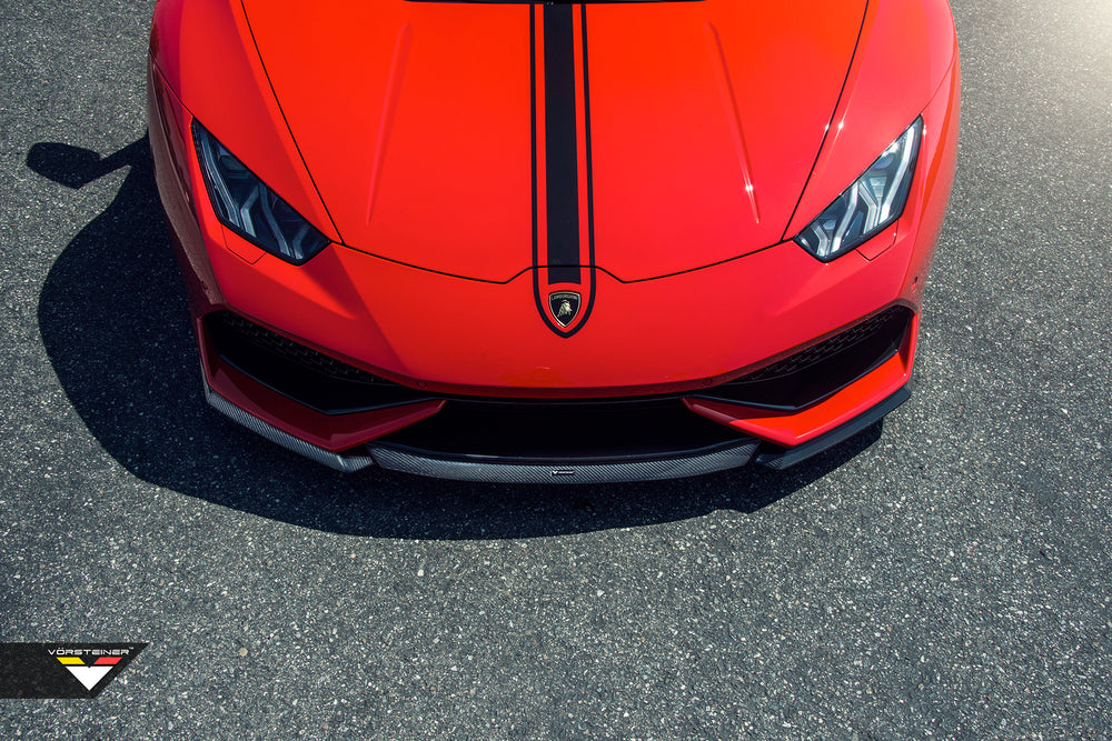 Vorsteiner Lamborghini Huracan Verona Edizione Aero Front Spoiler Carbon Fiber PP 2x2 Glossy