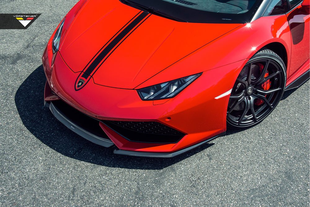Vorsteiner Lamborghini Huracan Verona Edizione Aero Front Spoiler Carbon Fiber PP 2x2 Glossy