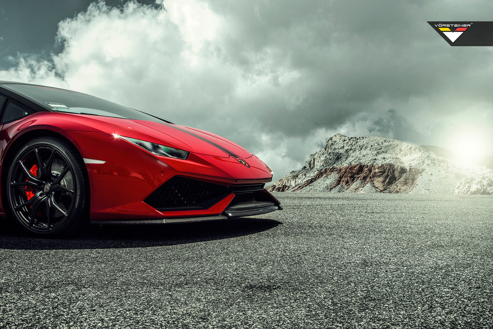 Vorsteiner Lamborghini Huracan Verona Edizione Aero Front Spoiler Carbon Fiber PP 2x2 Glossy