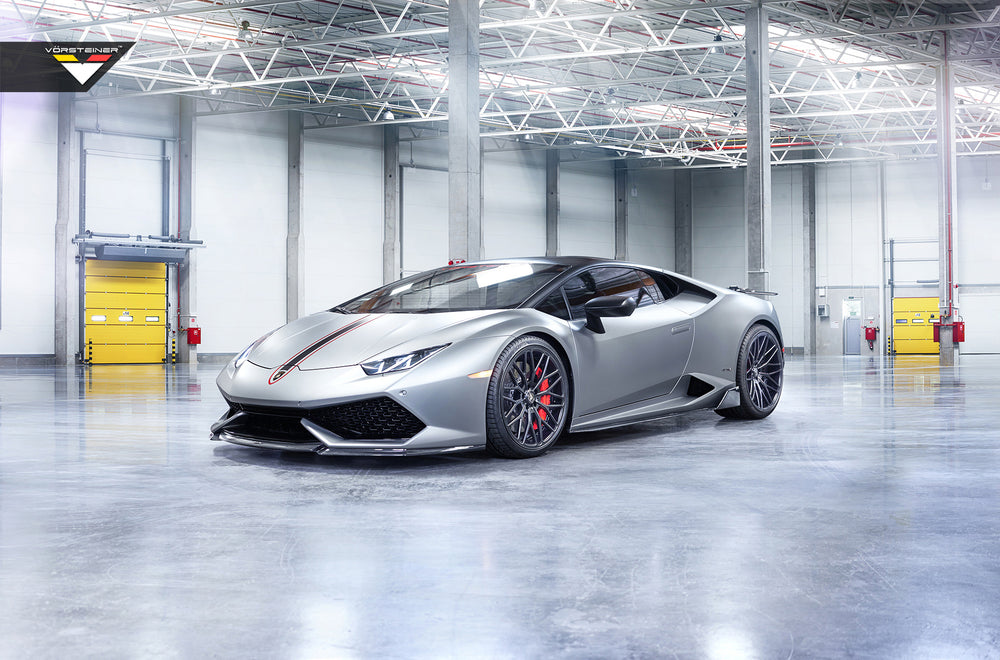 Vorsteiner Lamborghini Huracan Verona Edizione Aero Side Blades Carbon Fiber PP 2x2 Glossy